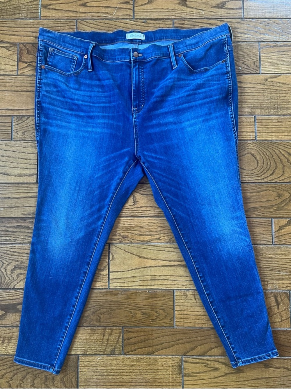 Women’s Plus Size Madewell 10” High Rise Soft Skinny Stretchy Size 37 Petite 37P